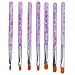 7 X Acrylic UV Gel Nail False Tips Builder Brush Pen