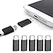 Lookatool 5 x USB 3.1 Type-C Male to Micro USB Female Converter USB-C Adapter Type, Compatible for Nokia N1 Tablet, Chromebook Pixel 2015, MSI Gaming Notebooks and 12
