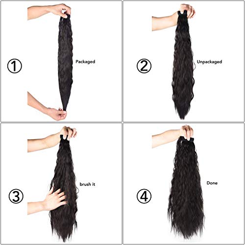 3 SEIKEA+Ponytail+Extension+Synthetic+Hairpiece