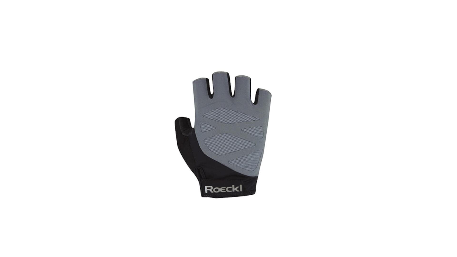 Roeckl Iton 2022 Cycling Gloves Short Grey/Black Size 6