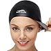 Reversible Silicone Swim Cap, Waterproof 2-in-1 Swimming Caps for Women with Carry Bag, Flexible Adult Swimmers Cap for Short and Medium Length Hair