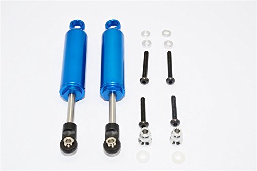 Axial SCX10 Upgrade Parts Aluminum Front/Rear Internal Shocks (90mm) - 1Pr Set Blue