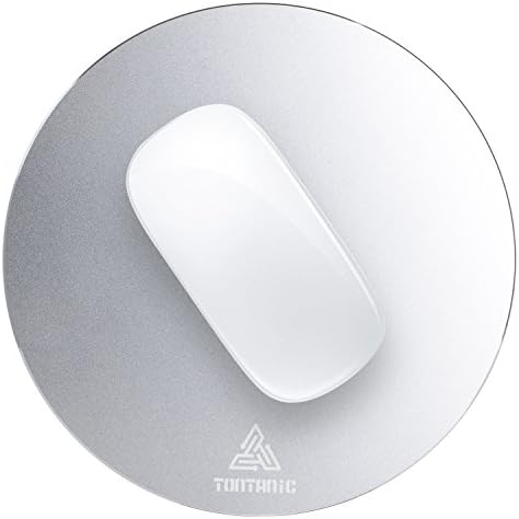 Tontanic Gaming Aluminium Metal Mouse Pad Three Colors (roundness, Silver)