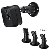 Wasserstein Blink XT2 Outdoor & Indoor Cam Adjustable Metal Wall Mount (3-Pack, Black)