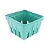 Pactiv Biodegradable M336184 Green Pulp Quart Sized Berry Basket - 250 per case