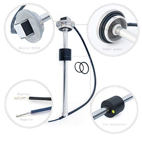7.5" Fuel/Water Level Sending Unit Genuine Marine S3 Electical Liquid Level Gauge Sensor