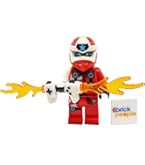 菓子 jay Lego Ninjago Jay ZX Minifigure with Armor and Katana Sword