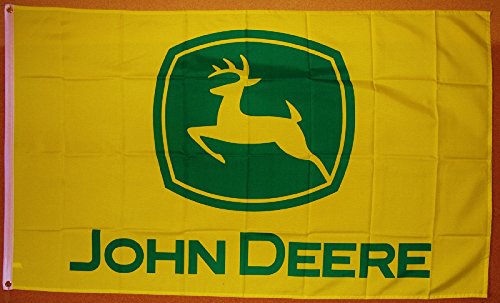 John Deere Flag 3' x 5' Indoor Outdoor Deluxe Tractor Dealership Banner