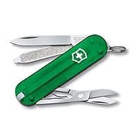 Victorinox Swiss Army Classic SD Pocket Knife, Translucent Emerald