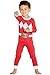 Intimo Boys' Toddler Mighty Morphin Red Ranger Pajama Set, 4T