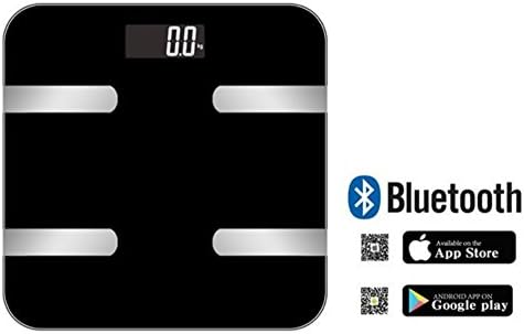 LUOYIMAN Wireless Scale Body Weight Scale Fat BMI Digital Scale Backlit LCD Precision/Accurate Measurements APP for IOS Android
