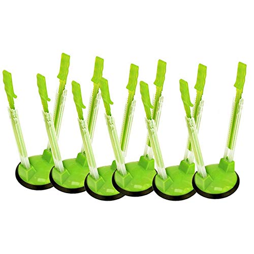 Baggy Rack -Sandwich Bag Racks Holderï¼ŒFood Storage Bags Clip,- Ideal Plastic Kitchen Gadget, No Hassle Cooking Solutions (6pcs)