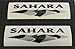 Jeep Wrangler Sahara 2 Color Vinyl Fender Decals 1 Pair
