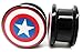 Captain America Classic Shield Ear Plugs - Acrylic Screw-On - New - 8 Sizes - The Avengers - Pair