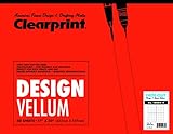 Clearprint Vellum Pad with 4x4 Fade-Out Grid, 17x22