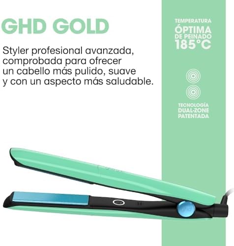 Gold Edición Limitada Jelly – plancha profesional para peinados lisos y suaves con mayor brillo – apta para todo tipo de cabello (enchufe europeo)