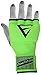 EMRAH Pro Boxing Hand Wraps Inner Gloves for Punching Padded Bandages Under Mitts, Quick Wraps, Fist Protector - MMA, Muay Thai, Kickboxing & Martial Arts Training (Green, Large)