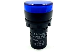 Woljay Indicator Light Blue 22mm LED Pilot Panel AC 110V 20mA Indicator Signal Lamp 2 Pack