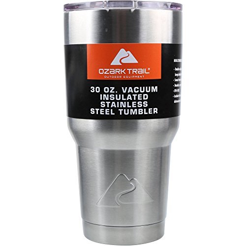 Ozark Trail 30-Ounce Double-Wall, Vacuum-Sealed Tumbler (Stainless Steel) Ozark Trail 30-Ounce Double-Wall, Vacuum-Sealed Tumbler (Stainless Steel)