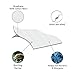 Great Bay Home 2-Pack Premium Allergy Body Pillow Protector. Dust Mite & Bed Bug Resistant 300 Thread Count 100% Cotton Zippered Pillow Covers. Tamara Collection By Brand. (Body Pillow)