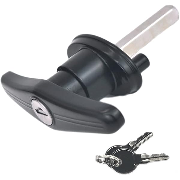 Black Rivet Mount Long Shank Counter Clockwise THandle Lock Truck Cap T303LSL Automotive