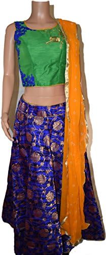 Women's Embroidered Stitched Designer Indian Ethnic Chaniya Choli for Navratri Garba