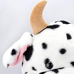 Hopearl Cow Hat with Ears Moving Jumping Pop Up