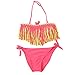 Wengift Kids Multicolored Tassels Two Piece Swimsuit for Girls