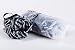 Albertino Large Bath Pouf Loofahs Shower Sponge Body Scrubber Pack of 3 Black primary