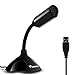 eBerry USB Microphone, Plug and Play Home Studio Adjustable Desktop Microphone Compatible w/PC and Mac,Ideal for Chatting, Skype, MSN, Yahoo Recording (Black)