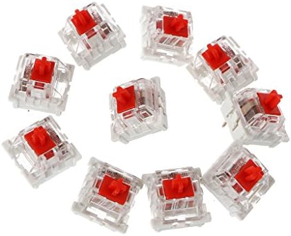 Coldgirl 10Pcs Mechanical Keyboard Switch, Replacement For Gateron Cherry MX, 4 Different switch for different functions and features