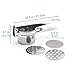 Large Potato Ricer Stainless Steel, Potato Masher Stronger, with Longer Leverage Handles,3 Interchangeable Discs, Ricer Kitchen Tool-Mashed Potatoes, Masher for Fruits, Vegetables, Baby Food,etc