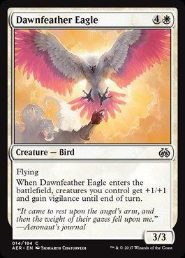 Amazoncom Magic The Gathering Dawnfeather Eagle 014