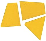 Mosaic Mercantile Crafter's Cut Ceramic Mosaic Tile, 1-Pound, Yellow
