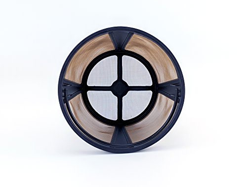 NRP Permenent 14-cup Gold-tone Coffee Filter Compatible for KRUPS Coffeemaker EC324 Drip Brew Filter Basket -Also Fits More - Thumbnail 7