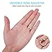 Invisible Ring Size Adjuster for Loose Rings,Jewelry Guard, Tightener,Spacer, Sizer, Fitter for Wide Rings,Multi-Size Ring Resizer,Set of 54+3 PCS