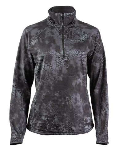 Kryptek Women's Standard Cronos 1/2 Zip, Typhon, MD