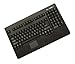 Adesso Compact 1U Design 2-Button Touchpad Keyboard for Windows (ACK-730UB),Black