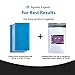 Aquatic Experts Classic Bonded Aquarium Filter Pads - 3 Pack - 12 Inches by 24 Inches by .75 Inch - Blue and White Filter Media Pad Bulk - Replacement Filter Rolls of Prefilter Floss - Made in USA