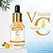 LANBENA Vitamin C Serum with Hyaluronic Acid for Face and Skin - Japanese Formula - Made with Natural Ingredients | Brighten Skin, Anti Wrinkle, Anti Aging, Fade Age Spots and Sun Damage - 1.37 Fl. oz