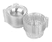 Premium Disposables 100 Single Individual Cupcake Muffin Holders Clear Plastic Cupcake Dome Holders, Cupcake Pods Carrier Case Boxes With Resealable Lids