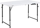 LIFETIME Height Adjustable Craft Camping and Utility Folding Table view 4