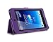 rooCASE Asus MeMO Pad HD 7 Case - ME173X Dual View Stand Folio Cover - PURPLE (With Auto Wake / Sleep Cover)