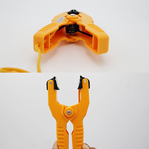 Pipe Clamp K-Type Thermocouple Probe, Measures temperature range -40~392 Â°F(-40~200 Â°C),Yellow,Hti-Xintai