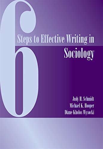 Six Steps to Effective Writing in Sociology