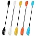 Leader Accessories 87'' and 96'' Marine Aluminum Kayak Paddles Five Colors for Kayaking Boating Black,White,Yellow,Orange,Blue Available