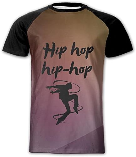 JiedaohO The Men's Custom Hip Hop Leisure Short-Sleeved Men's T-shirt