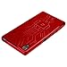 Sony Xperia Z5 Case, Cruzerlite Bugdroid Circuit Case Compatible for Sony Xperia Z5 - Retail Packaging - Red