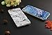 Iphone 6s/6 Case, Marble Pattern Gray Soft Flexible TPU Slim Fit Cover Case + Tempered Glass Screen Protector for Iphone 6/6s (Color 9A)