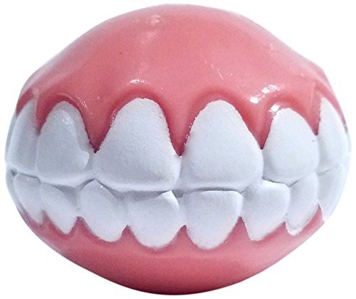 CHEECH! NEW! Great Gift Idea, the Incredible Teeny Fetch Ball for SMALL Dog breeds-Durable Rubber Dog Toy, Patented Design Ensures a Smile Every Time!